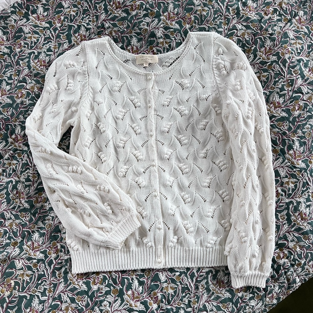 Sezane Marthe Cardigan Organic Cotton size Small